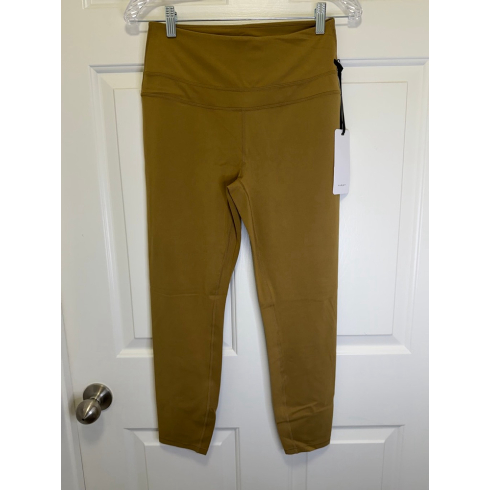 Varley Mustard High-Waist Leggings